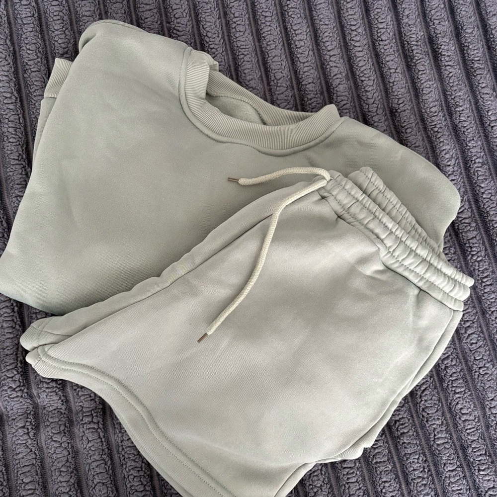 SHEIN Sage Green Lounge Set